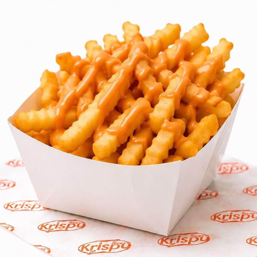 Patatine fritte con salsa Krispy